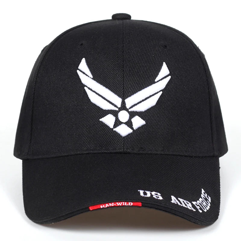 US Air Force V-Mark Embroidery Baseball Caps