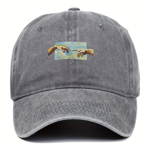 Unisex Vintage Printed Baseball Cap