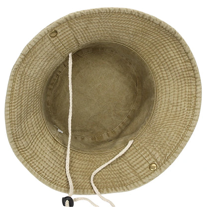Oversize Outdoor Fishing Wide Brim Bucket Hat