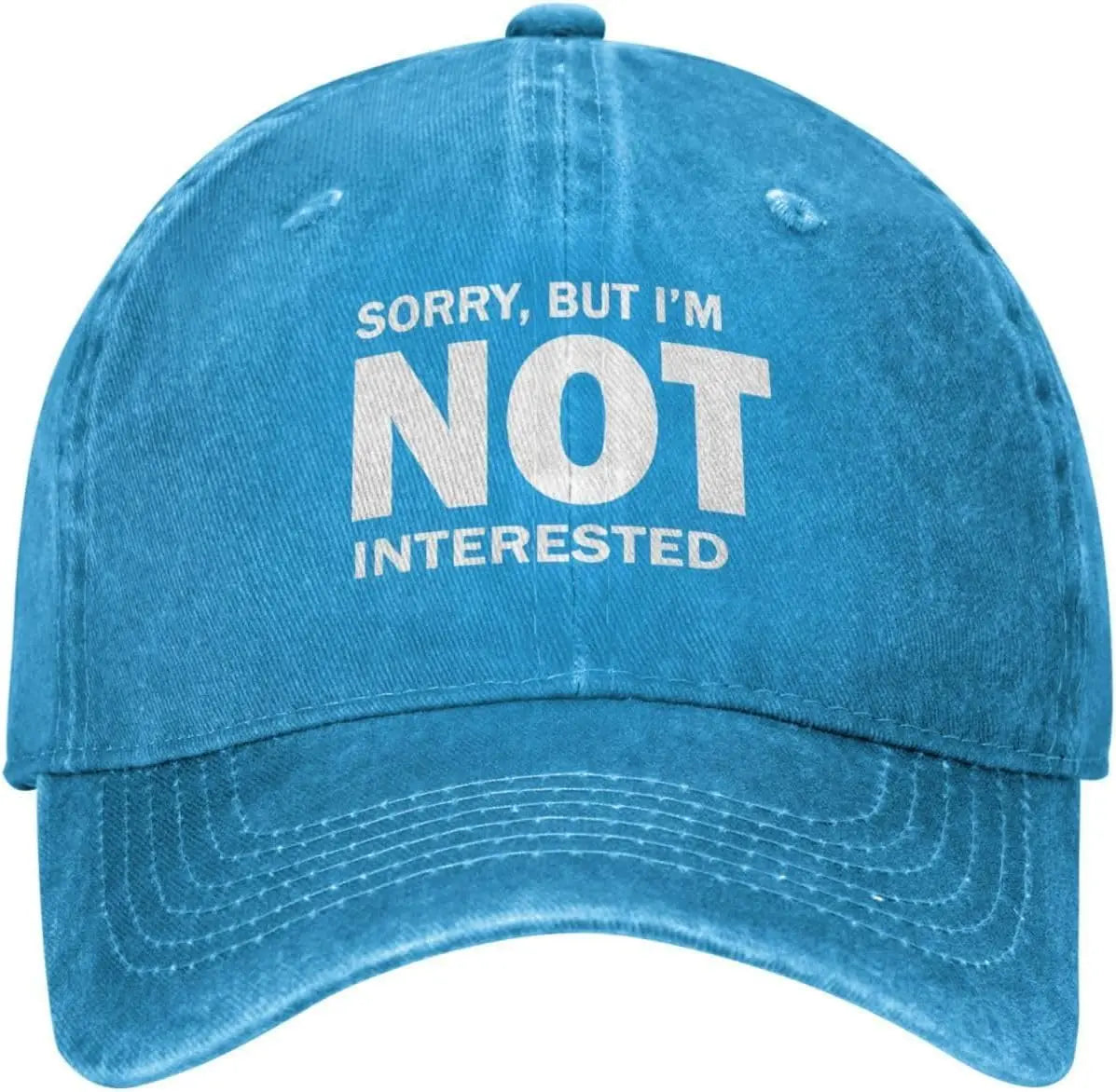 Sorry But Im Not Interested Vintage Baseball Cap