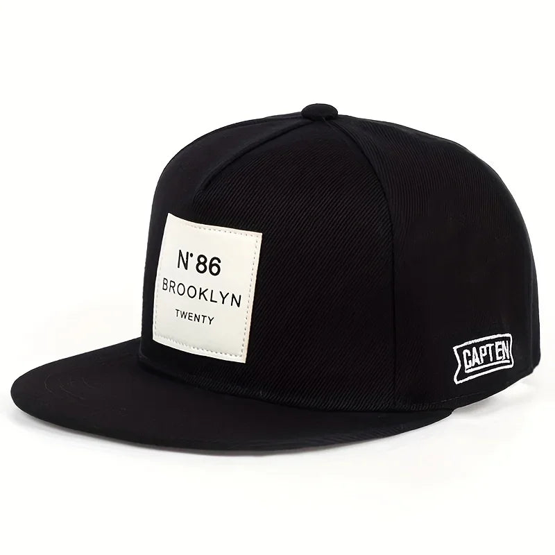 Brooklyn Print Label Embroidery Outdoor Snapback Cap