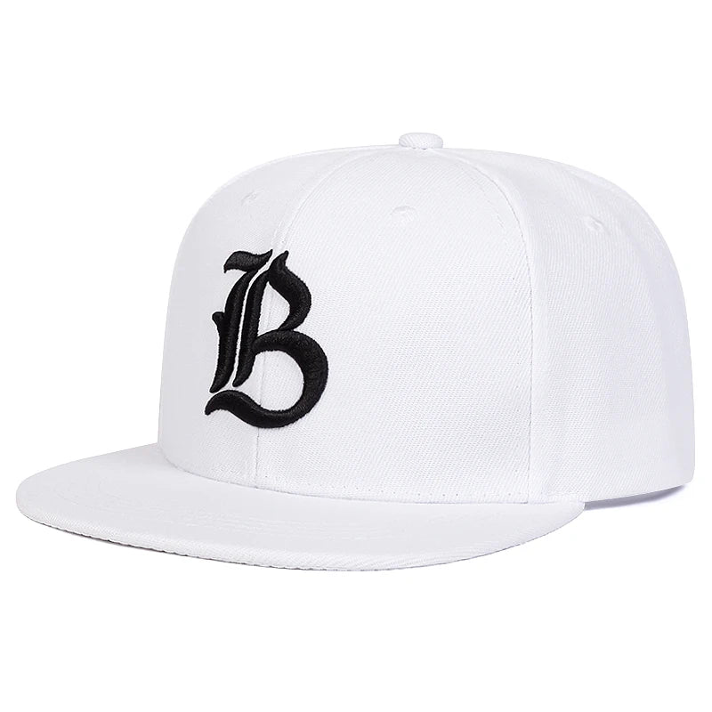 Unisex IB Embroidery Flat Brim Hip Hop Baseball Cap
