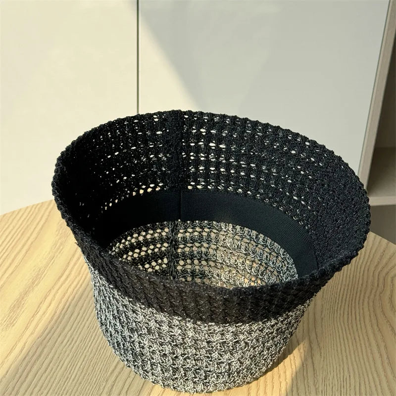Japanese Hollow Out Summer Bucket Hat