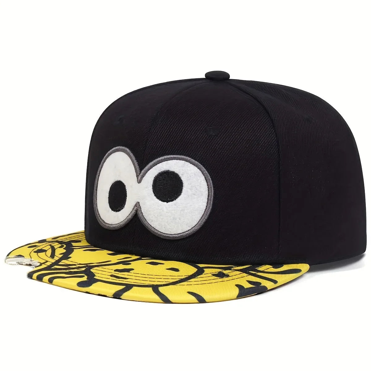 Cartoon Big Eyes Cookie Bite Snapback Cap