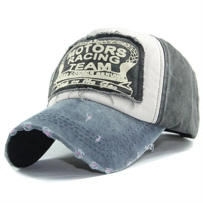 Multicolor Letter Patchwork Baseball Cap