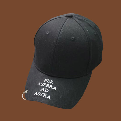 Solid Color Ring Hip Hop Baseball Cap