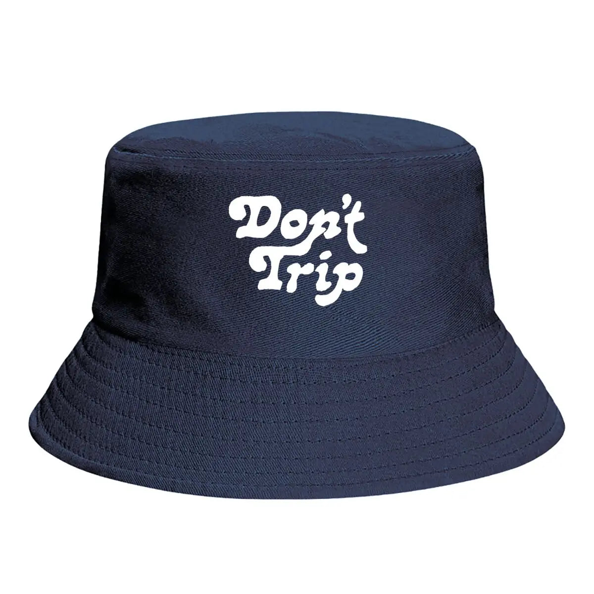 Dont Trip Chill Vibes Text Bucket Hat
