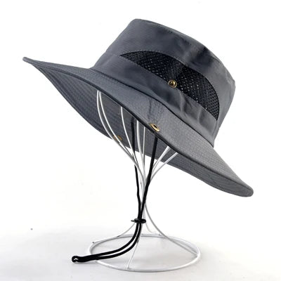Wide Brim UV Protection Bucket Hat