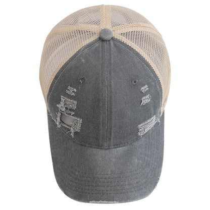 Unisex Washed Cotton Trucker Cap