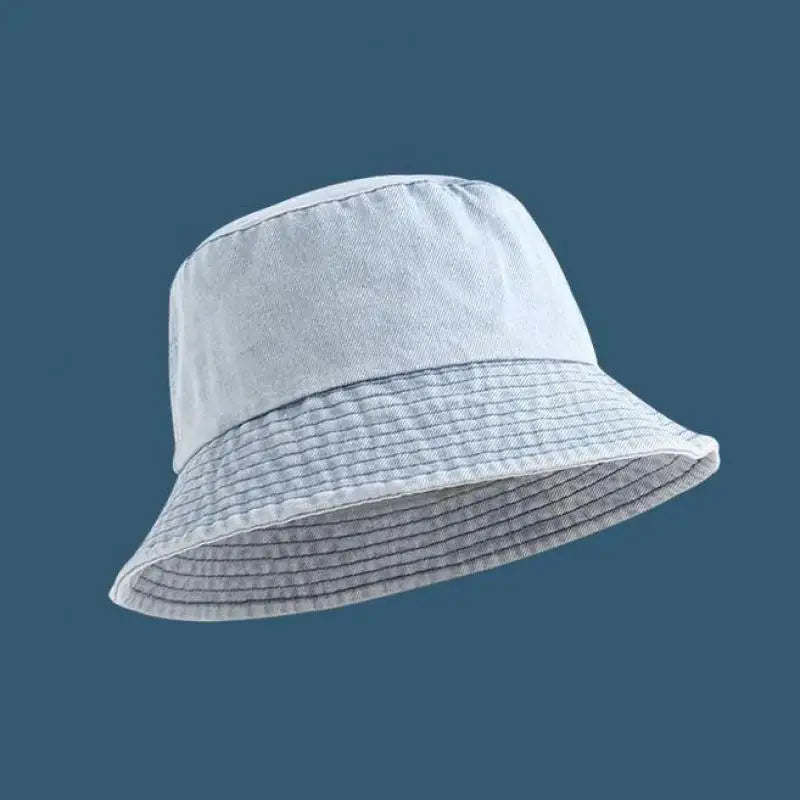 Women's Washed Denim Bucket Hat