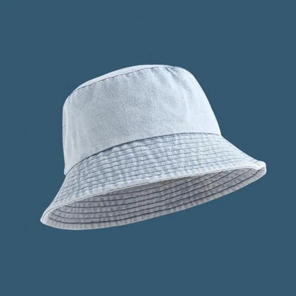 Women's Washed Denim Bucket Hat