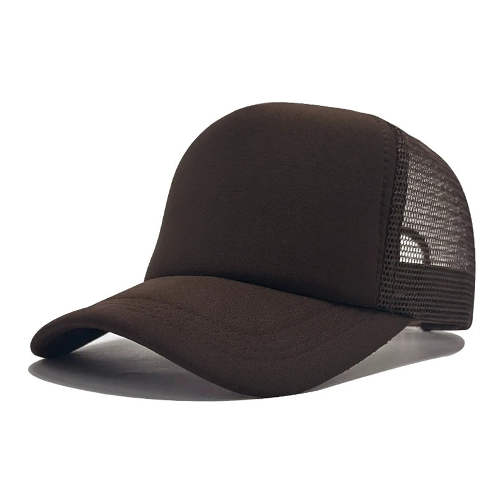 Plain Mesh Adjustable Trucker Hip Hop Baseball Hat