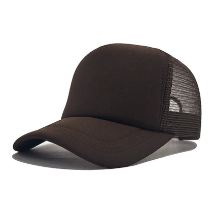 Plain Mesh Adjustable Trucker Hip Hop Baseball Hat