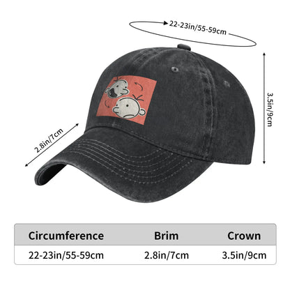 Diary of a Wimpy Kid Washed Denim Adjustable Baseball Cap