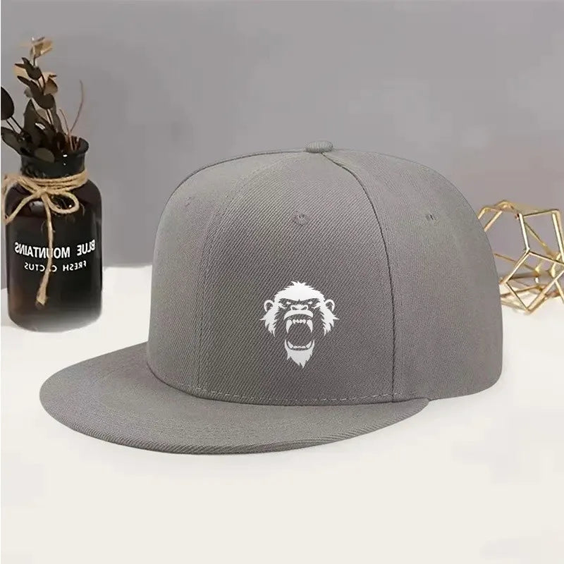 Angry Gorilla Head Streetwear Snapback Cap