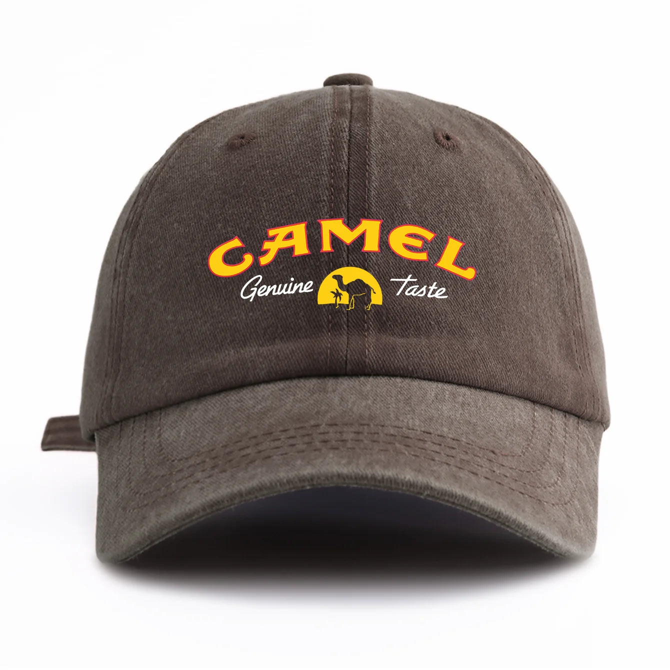 Minimalist Camel Print Retro Baseball Cap
