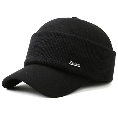 Warm Thick Earmuffs Winter Baseball Cap