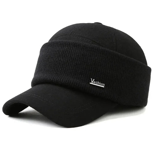 Warm Thick Earmuffs Winter Baseball Cap