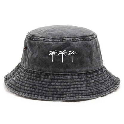 Customize Cotton Washed Vintage Beach Vacation Outdoor Bucket Hat