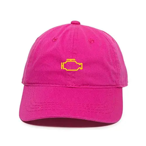 Check Engine Light Cotton Adjustable Baseball Cap