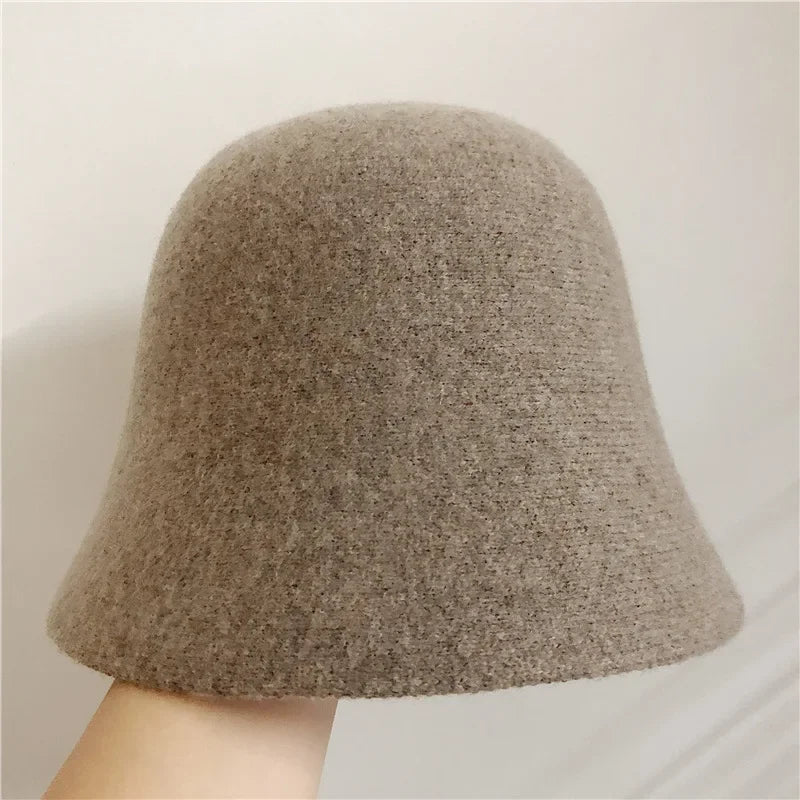 Japanese Wool Vintage Warm Bucket Hat