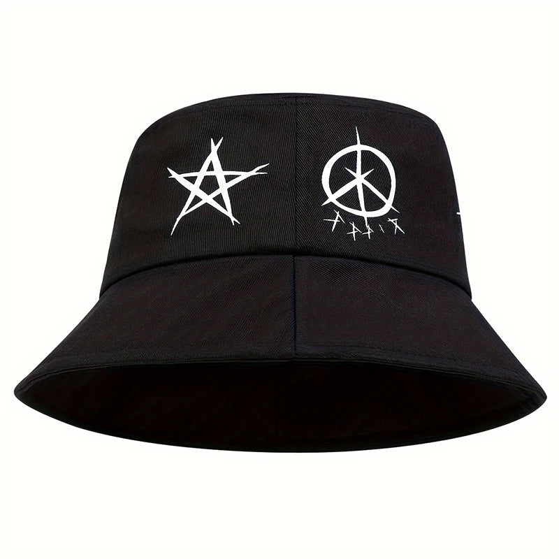 Fashion Hip Hop Two Color Stitching Bucket Hat
