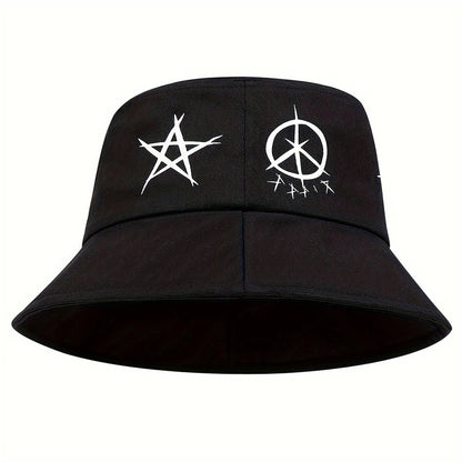 Fashion Hip Hop Two Color Stitching Bucket Hat