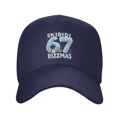 Skibidi Rizzmas Funny Meme Street Style Baseball Cap