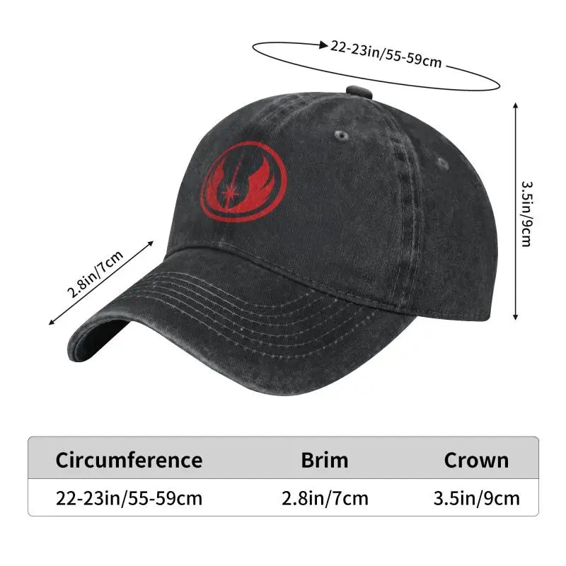 Custom Cotton Jedi Order Adjustable Baseball Cap
