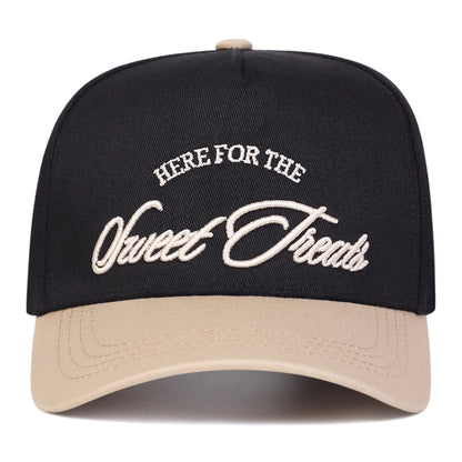 Unisex SWEET TREATS Letter Embroidery Baseball Caps