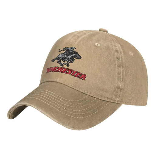 Unisex “Winchester” Embroidered Cotton Cowboy Baseball Cap