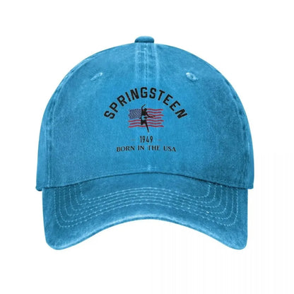 Vintage Bruce Springsteen Distressed Baseball Cap