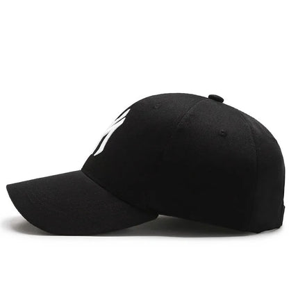 MY Letter Embroidered Unisex Snapback Cap