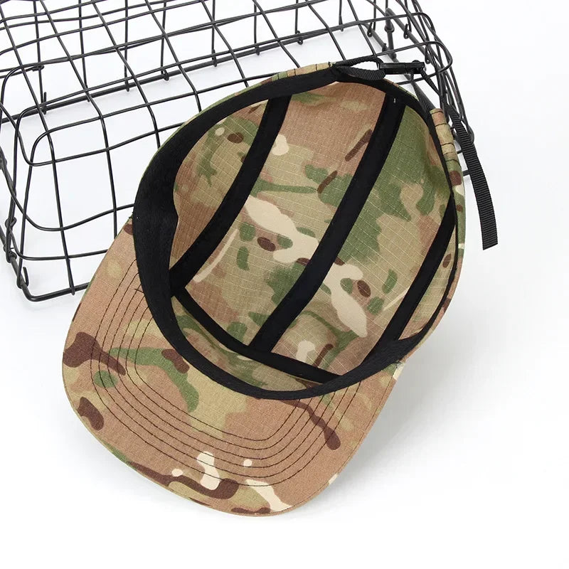 Corduroy Camo 5 Panel Snapback Hat