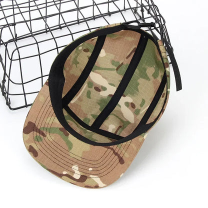 Corduroy Camo 5 Panel Snapback Hat