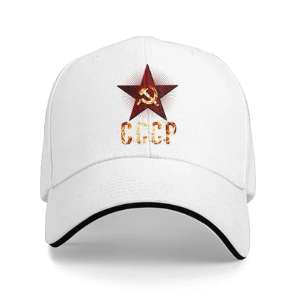 USSR CCCP Red Star Baseball Cap