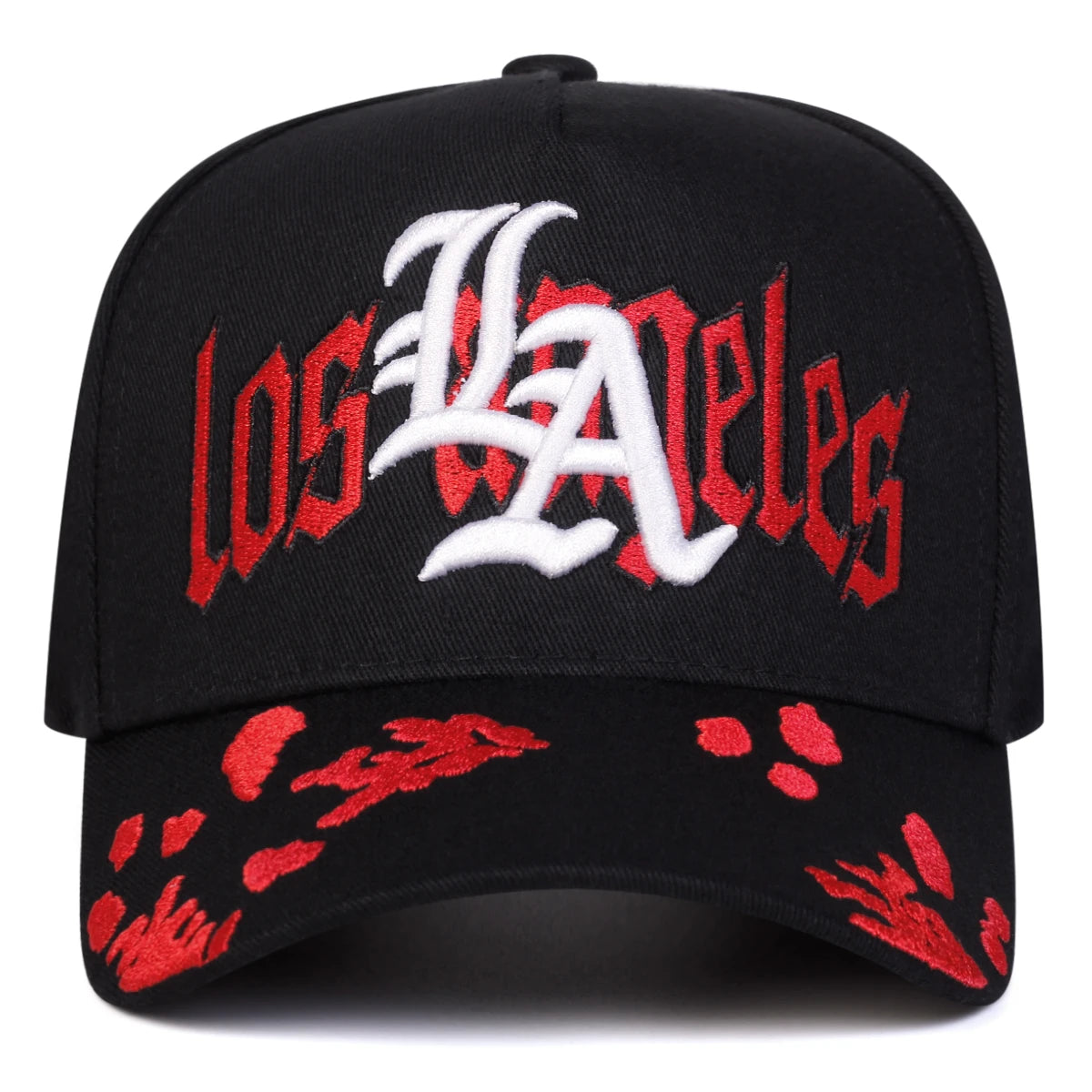 Unisex Gothic LA Los Angeles Embroidery Casual Baseball Cap