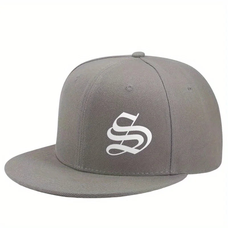Gothic Letter S Baseball Snapback Cap
