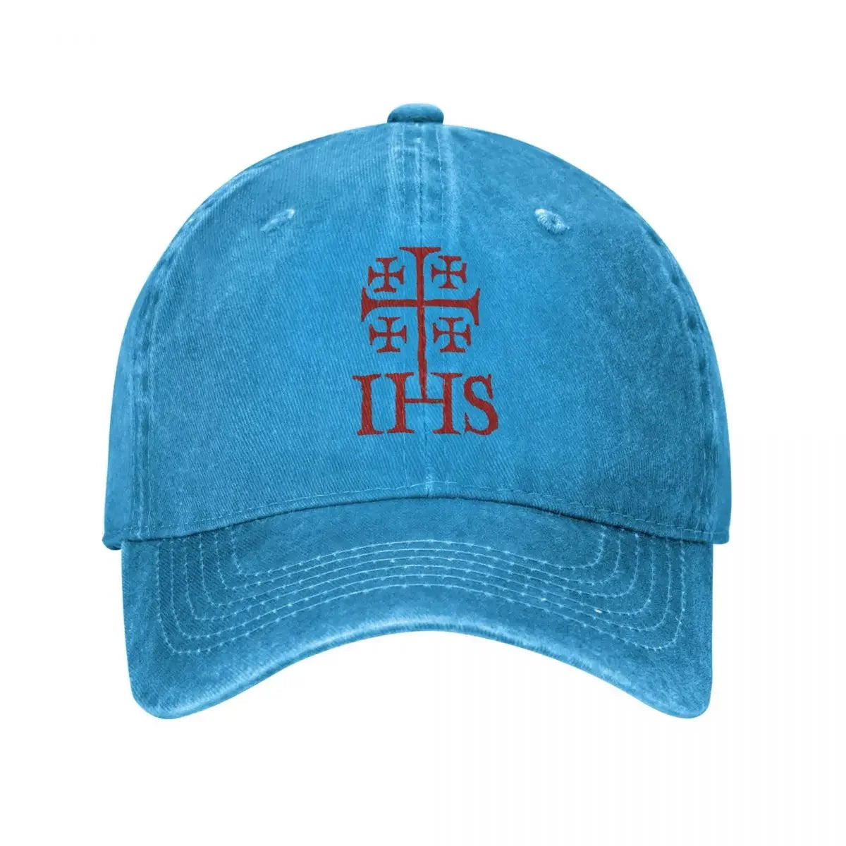 Vintage Jerusalem Cross IHS Orthodox Baseball Cap