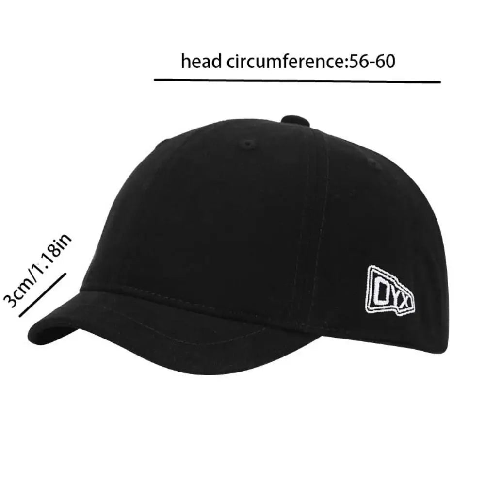Cotton Embroidered Letter Adjustable Sunscreen Baseball Cap