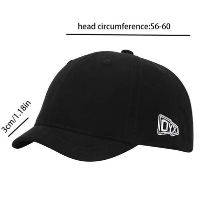 Cotton Embroidered Letter Adjustable Sunscreen Baseball Cap