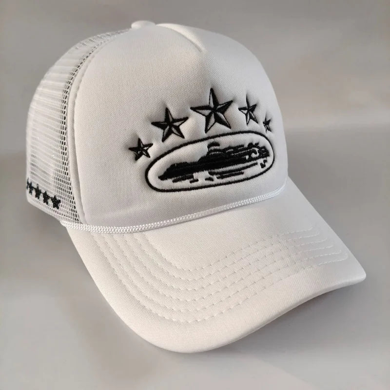 Unisex Pentagram Mesh Trucker Baseball Cap