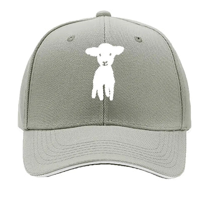 Cartoon Goat Printed Vintage Distressed Baseball Cap