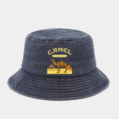 Camel Trophy Washed Retro Sunshade Bucket Hat