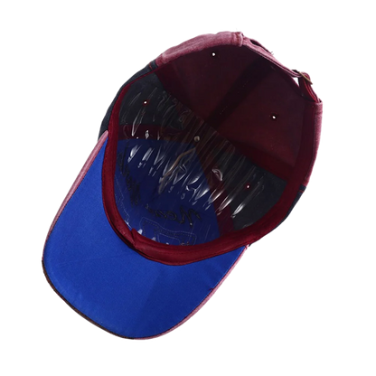 Unisex Washed Cotton Embroidered Letter Baseball Cap