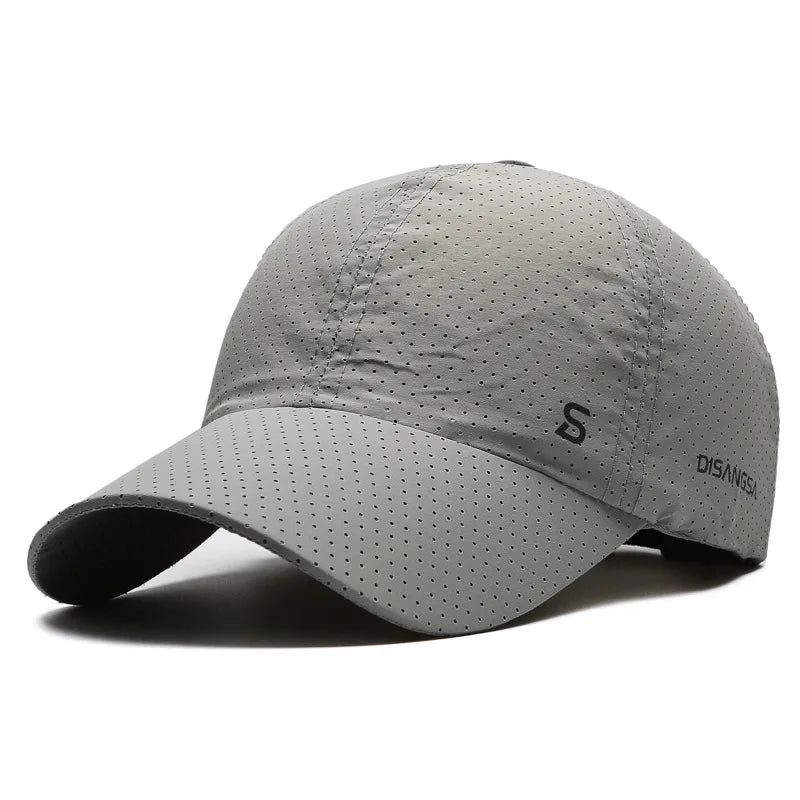 Men Women Mesh Moisture Waging Quick Dry Baseball Cap