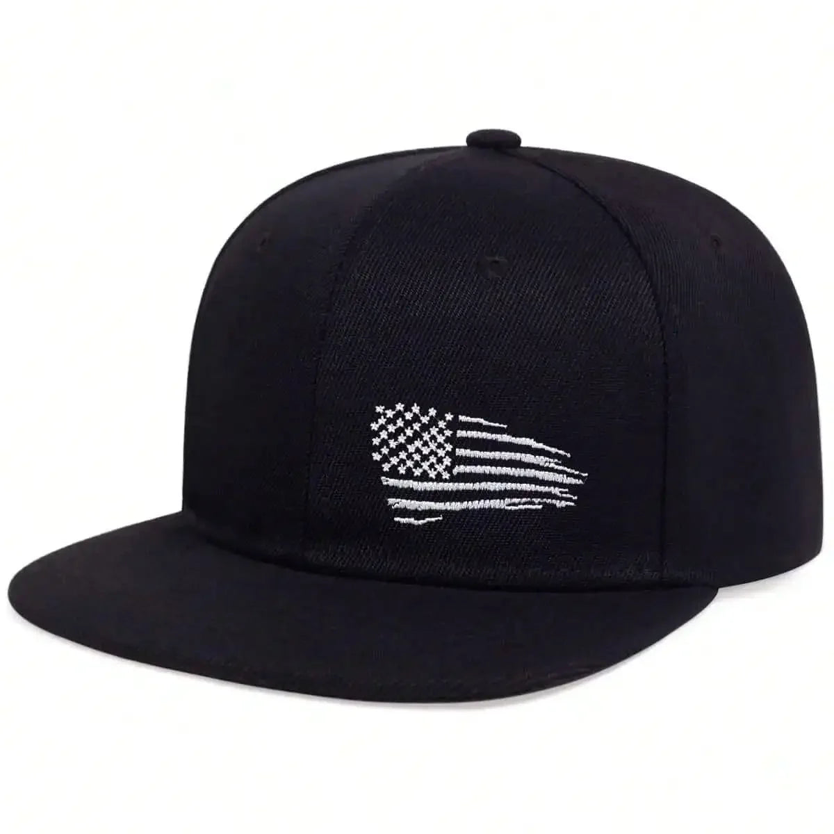 Unisex Side American Flag Embroidery Hip-hop Hats