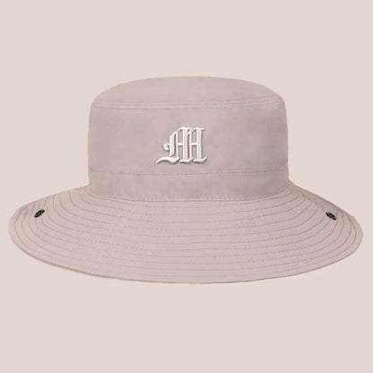 Simple Solid Foldable Big Brim Bucket Hat