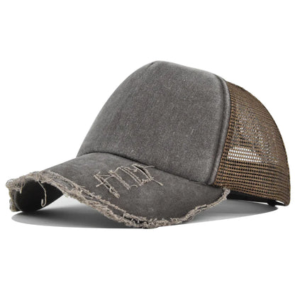 Washed Retro Hip Hop Snapback Cap