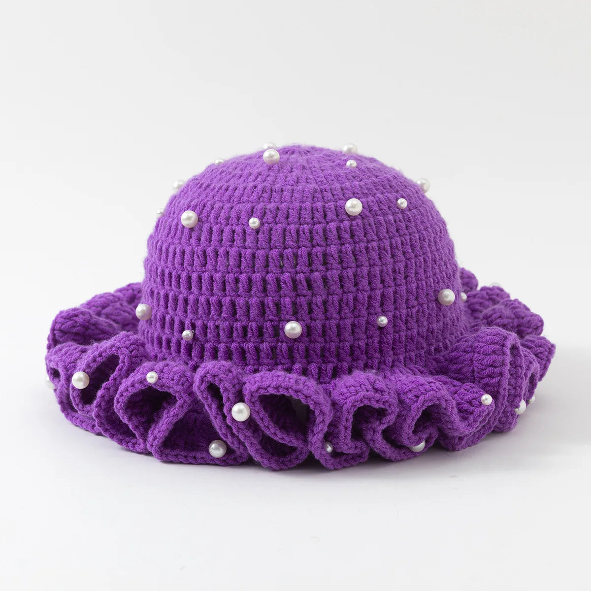 Handmade Crochet Winter Fisherman Bucket Hat